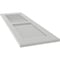 Ekena Millwork 12W x 77H Americraft Two Equal Louver Exterior Real Wood Shutters, Hailstorm Gray, PR RW101LV12X77STH - alternate 2